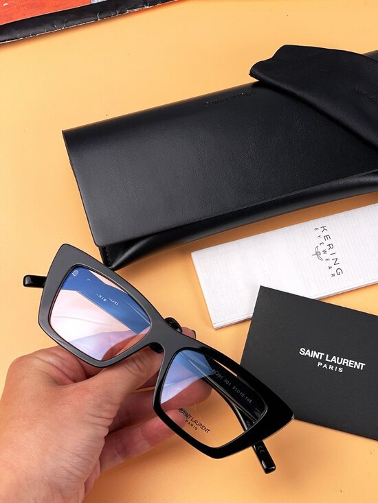 Saint Laurent Accessories - SAINT LAURENT SL291 001 BLACK CAT EYE EYEGLASSES
